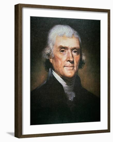 Thomas Jefferson-Rembrandt Peale-Framed Giclee Print