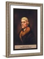 Thomas Jefferson-Rembrandt Peale-Framed Art Print