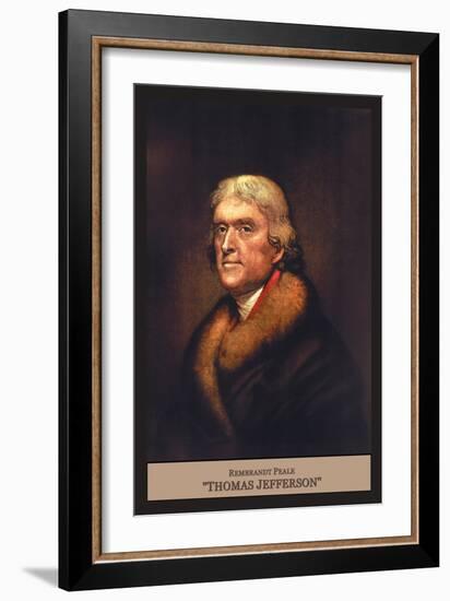 Thomas Jefferson-Rembrandt Peale-Framed Art Print