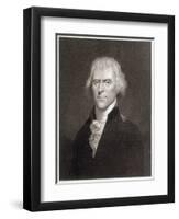 Thomas Jefferson-W Holl-Framed Art Print
