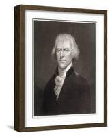 Thomas Jefferson-W Holl-Framed Art Print