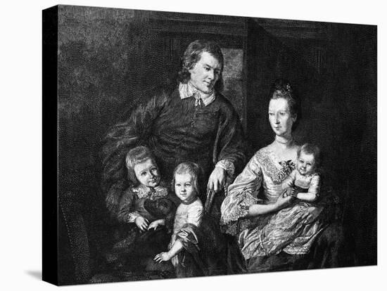Thomas Johnson Family-Charles Wilson Peale-Stretched Canvas