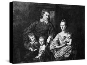 Thomas Johnson Family-Charles Wilson Peale-Stretched Canvas