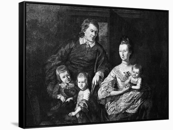 Thomas Johnson Family-Charles Wilson Peale-Framed Stretched Canvas