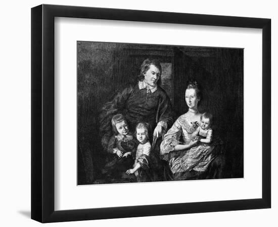 Thomas Johnson Family-Charles Wilson Peale-Framed Art Print