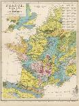 Map of France Belgium and the Netherlands-Thomas Johnson-Photographic Print