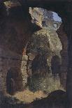 An Excavation of an Antique Building in a Cava in the Villa Negroni, Rome-Thomas Jones-Giclee Print