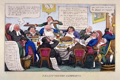 'Select vestry comforts', 1828