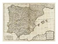 A Complete Map of the British Isles, c.1788-Thomas Kitchin-Stretched Canvas