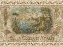 Bella Costa di Amalfi-Thomas L. Cathey-Framed Stretched Canvas