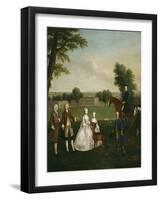 Thomas Lister and Family at Gisburne Park, 1740-41-Arthur Devis-Framed Giclee Print