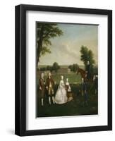 Thomas Lister and Family at Gisburne Park, 1740-41-Arthur Devis-Framed Giclee Print