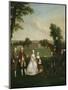 Thomas Lister and Family at Gisburne Park, 1740-41-Arthur Devis-Mounted Giclee Print