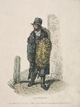 Owen Clancy, Begging with His Hat in Hand, on Crutches and with Devices Strapped to His Legs, 1820-Thomas Lord Busby-Giclee Print