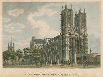 North West View of Westminster Abbey, London-Thomas Malton-Stretched Canvas