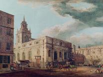 St. Lawrence Jewry and the Guildhall-Thomas Malton-Giclee Print
