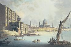 View of Somerset House and the Thames, 1796-Thomas Malton-Giclee Print