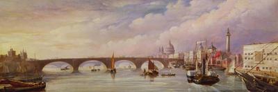 The New London Bridge with the Approach to Billingsgate Market-Thomas Mann Baynes-Framed Giclee Print