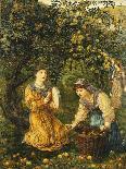 Gathering Apples-Thomas Matthews Rooke-Framed Stretched Canvas