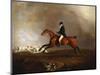 Thomas Mellish on His Hunter 'saucebox'-Benjamin Marshall-Mounted Premium Giclee Print