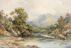 On the Loch Near Killin Perthshire-Thomas Miles Richardson II-Mounted Giclee Print