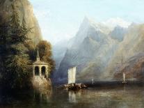 Lake Lucerne with William Tell's Chapel, 1844-Thomas Miles Richardson-Giclee Print
