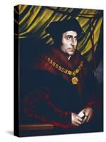 Thomas More, English Statesman, Scholar and Saint, C1527-Hans Holbein the Younger-Stretched Canvas