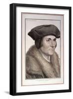 Thomas More, Lord Chancellor-Hans Holbein the Younger-Framed Giclee Print