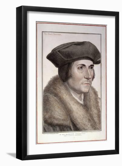 Thomas More, Lord Chancellor-Hans Holbein the Younger-Framed Giclee Print