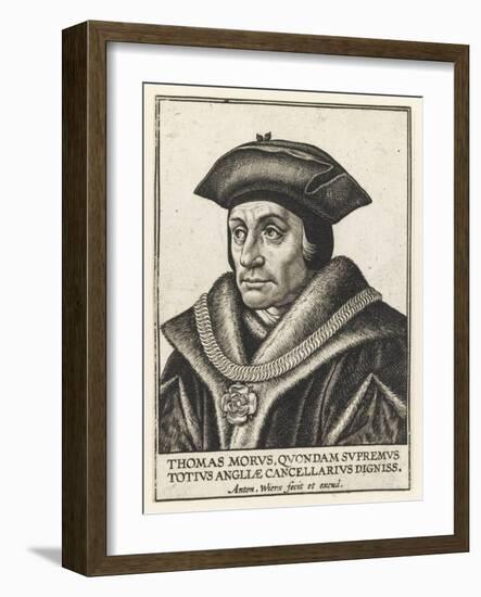 Thomas Morus-Hieronymus Wierix-Framed Giclee Print