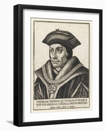 Thomas Morus-Hieronymus Wierix-Framed Giclee Print