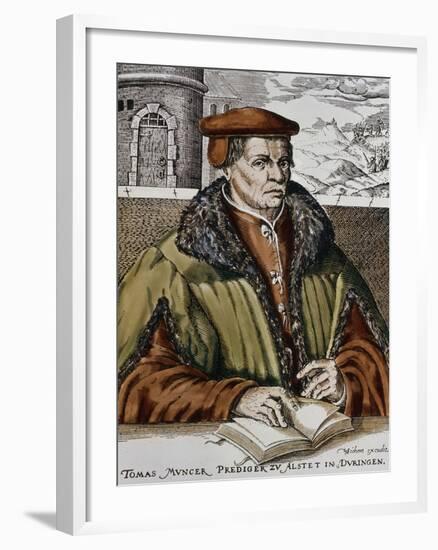 Thomas Muntzer, C.1600-German School-Framed Giclee Print