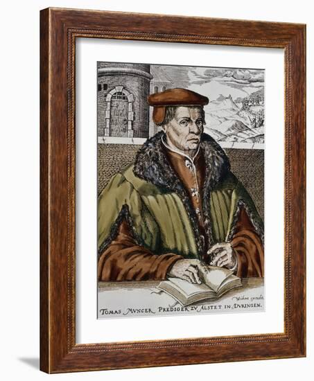 Thomas Muntzer, C.1600-German School-Framed Giclee Print