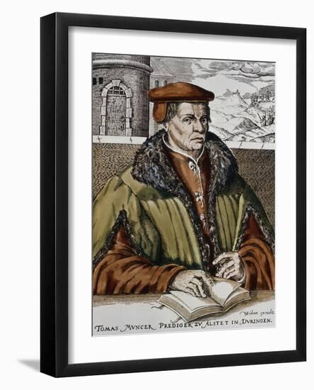 Thomas Muntzer, C.1600-German School-Framed Giclee Print