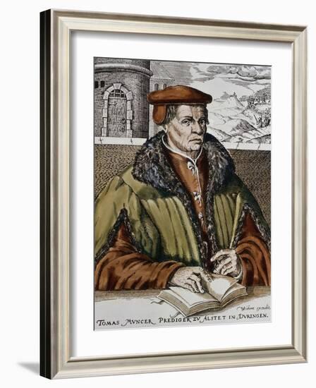 Thomas Muntzer, C.1600-German School-Framed Giclee Print