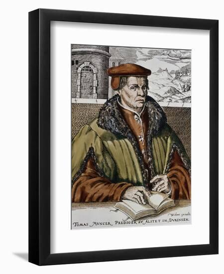 Thomas Muntzer, C.1600-German School-Framed Giclee Print