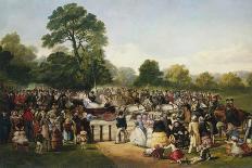 Cricket Match at Christchurch, Hampshire, c.1850-Thomas Musgrave Joy-Laminated Giclee Print