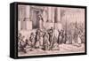 Thomas Nast Cartoon, Shows Priests Threatening the Doorway of the 'State'-null-Framed Stretched Canvas