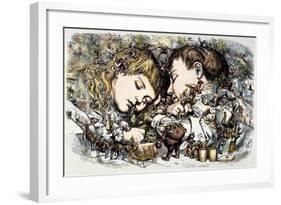 Thomas Nast: Christmas-Thomas Nast-Framed Giclee Print