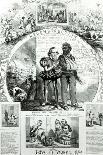 Pot-Bellied Father Christmas with Lots of Presents-Thomas Nast-Art Print