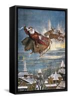 Thomas Nast: Santa Claus-Thomas Nast-Framed Stretched Canvas
