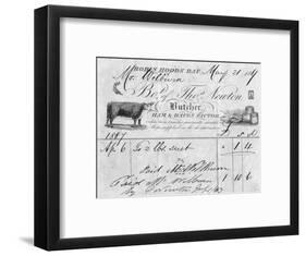 Thomas Newton, Butcher-null-Framed Art Print