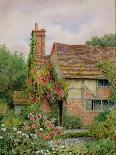 A Country Garden at Bray, Berkshire-Thomas Nicholson Tyndale-Framed Stretched Canvas
