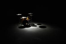 Drum Kit, Elevated View-Thomas Northcut-Stretched Canvas