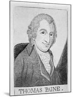 Thomas Paine, English-Born American Revolutionary, Writer and Philosopher, C1790-John Kay-Mounted Giclee Print