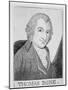 Thomas Paine, English-Born American Revolutionary, Writer and Philosopher, C1790-John Kay-Mounted Giclee Print
