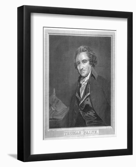 Thomas Paine Radical Political Writer and Freethinker-William Sharp-Framed Art Print