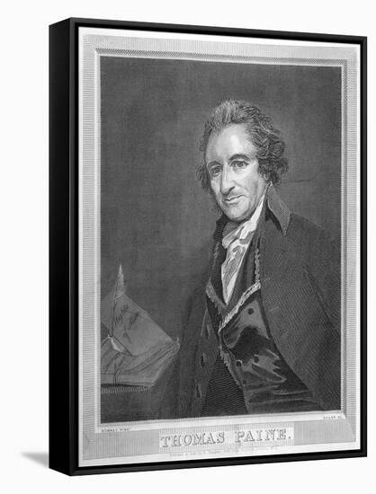 Thomas Paine Radical Political Writer and Freethinker-William Sharp-Framed Stretched Canvas