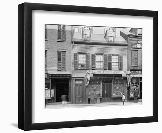 Thomas Paine's House on Bleecker Street-null-Framed Photographic Print