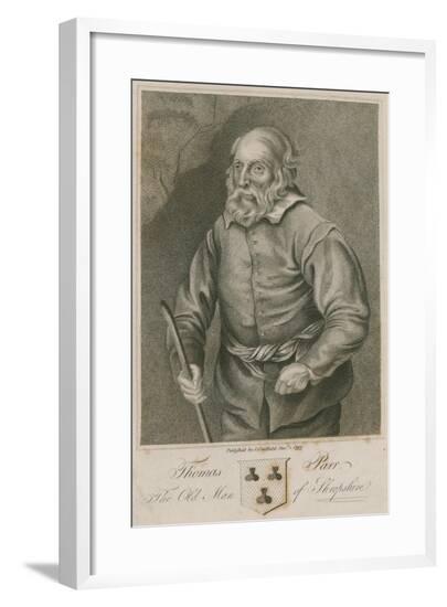 Thomas Parr, the Old Man of Shropshire--Framed Giclee Print